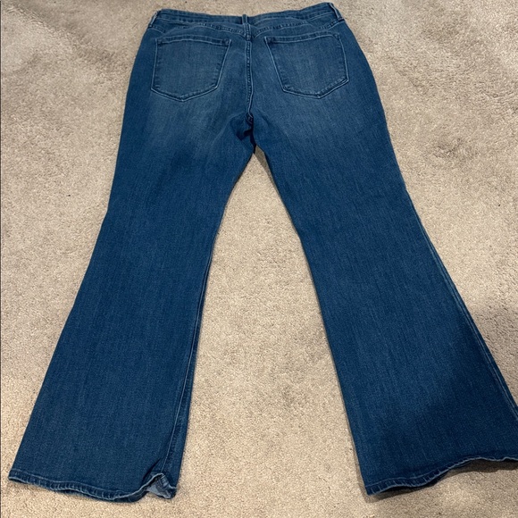 Old Navy Dark Blue Flare Jeans - Picture 3 of 3